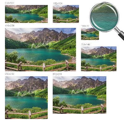 Dekoratyvinis fototapetas su Bjerglandskabas motyvu