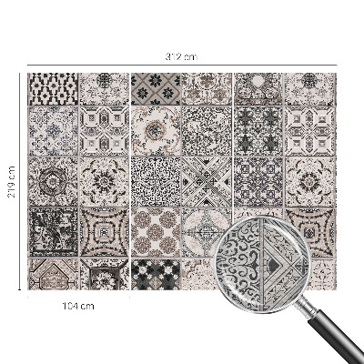 Plaunamas flizelininis fototapetas Flisemønstre