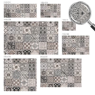 Plaunamas flizelininis fototapetas Flisemønstre