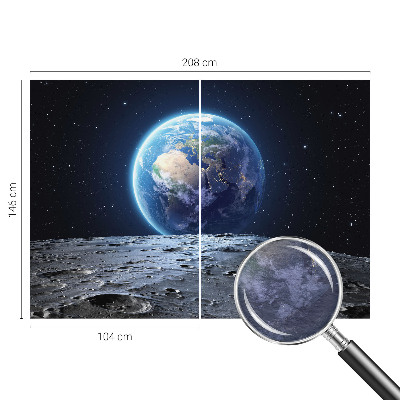 Fototapetas miegamajam Kosminė panorama