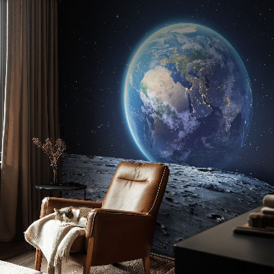 Fototapetas miegamajam Kosminė panorama