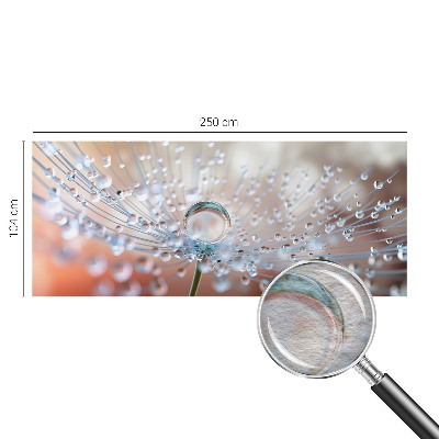 Dekoratyvinis fototapetas En dråbe on en mælkebøtt