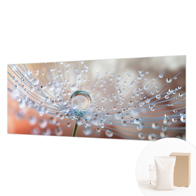 Dekoratyvinis fototapetas En dråbe on en mælkebøtt