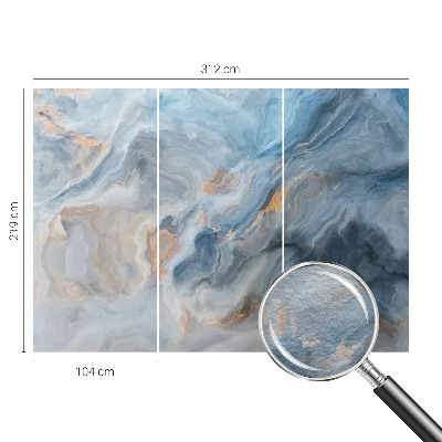 Sienų danga fototapetas Spalvingi abstrakciniai elementai