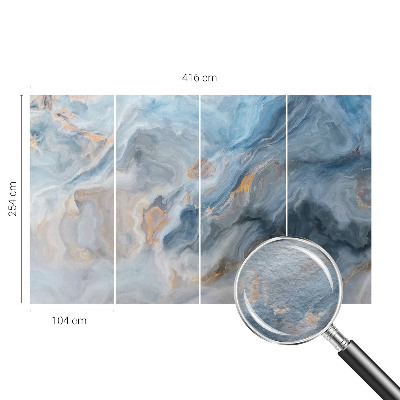 Sienų danga fototapetas Spalvingi abstrakciniai elementai