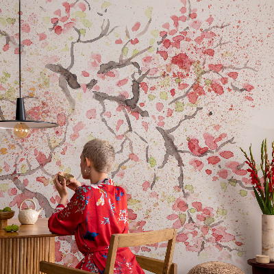 Fototapetas flizelino pagrindu Žalioji žiedadulkių