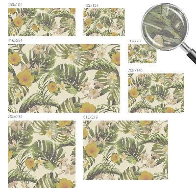 Dekoratyvinis fototapetas Egzotinė flora