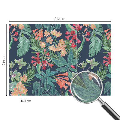 Stilingas fototapetas Tropikų žiedai