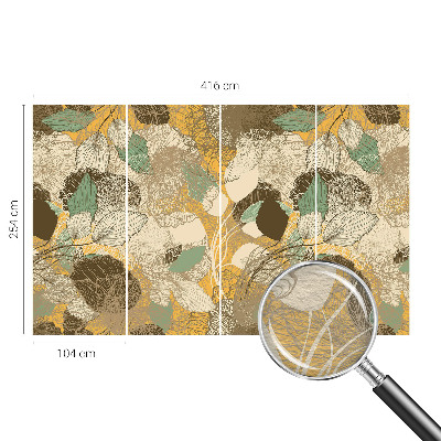 Fototapetas ant sienos Augalų skėčiai