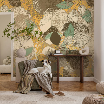 Fototapetas ant sienos Augalų skėčiai