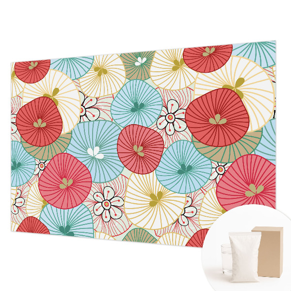 Modernus fototapetas Blomstermønster