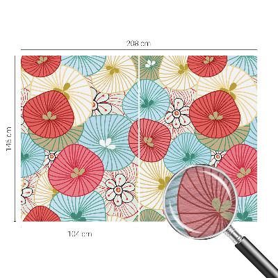 Modernus fototapetas Blomstermønster