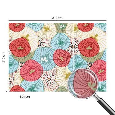 Modernus fototapetas Blomstermønster