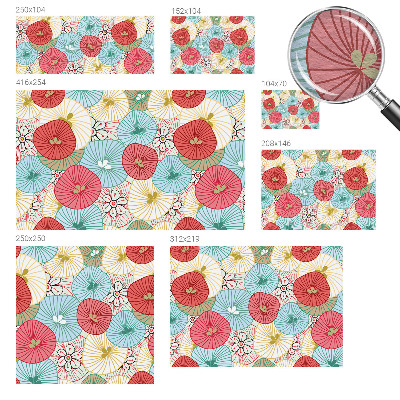 Modernus fototapetas Blomstermønster