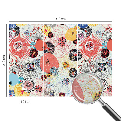 Dekoratyvinis fototapetas Spalvingas žiedas