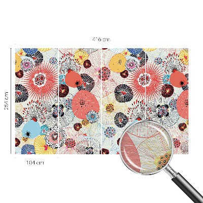 Dekoratyvinis fototapetas Spalvingas žiedas