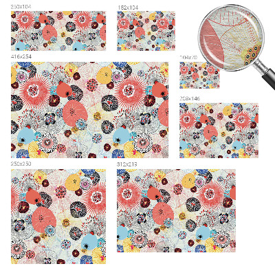 Dekoratyvinis fototapetas Spalvingas žiedas