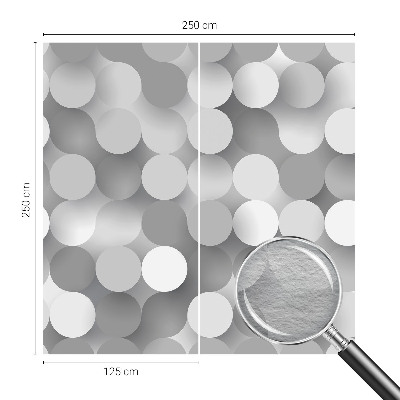 Tapetas Grå circler