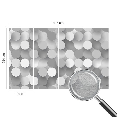 Tapetas Grå circler