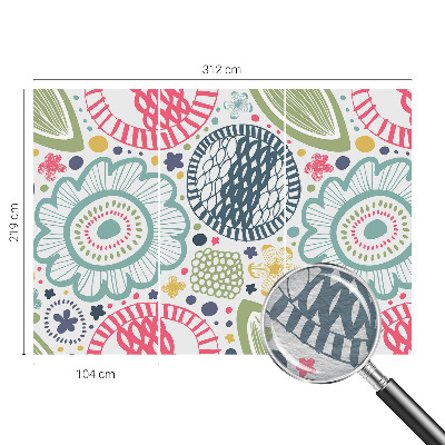 Dekoratyvinis fototapetas Blomstermønstre