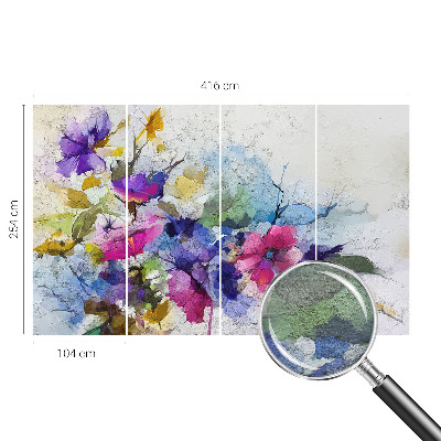 Fototapetas ant sienos Abstraktus žiedas