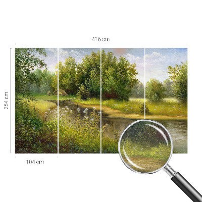 Fototapetas pagal matmenis Landligt landskab