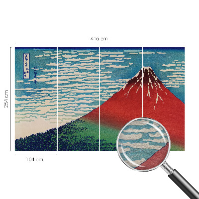 Flizelininis fototapetas Det Røde Bjerg