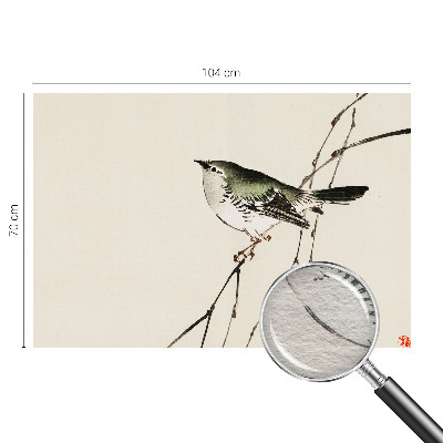 Plaunamas flizelininis fototapetas Harmonisk fugl