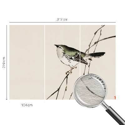 Plaunamas flizelininis fototapetas Harmonisk fugl