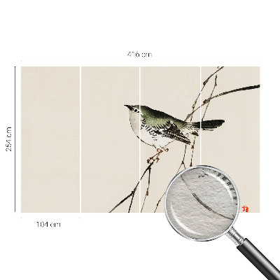 Plaunamas flizelininis fototapetas Harmonisk fugl