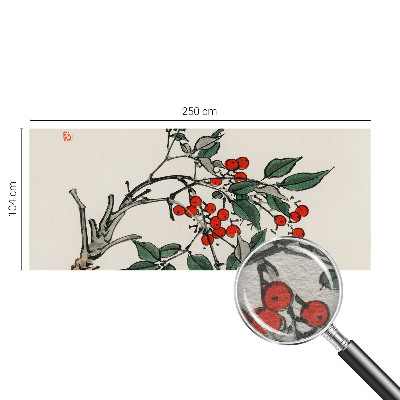 Fototapetas ant sienos En kvist bær