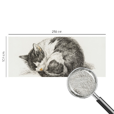 Stilingas fototapetas su yndigo rašto motyvu