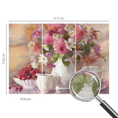 Fototapetas flizelino pagrindu su „Vilde Bloomster“ piešiniu