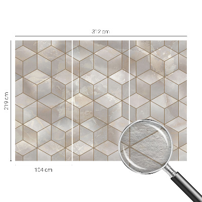 Fototapetas su geometrine mozaika