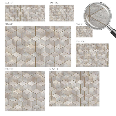 Fototapetas su geometrine mozaika