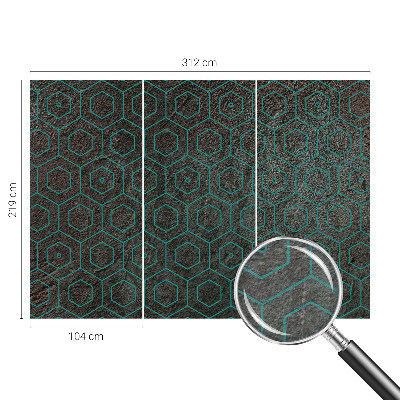 Plaunamas flizelininis fototapetas Geometrinis piešinys