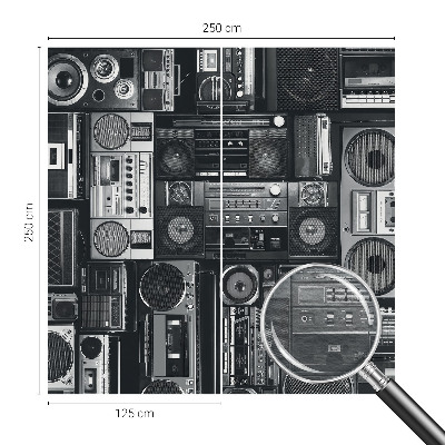 Fototapetas ant sienos Retro radijas