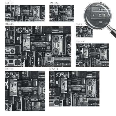 Fototapetas ant sienos Retro radijas