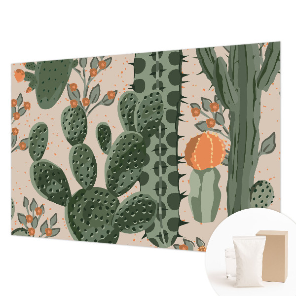 Fototapetas svetainei Grønne kaktusas