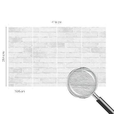 Dekoratyvinis fototapetas su mūro plytų sienos motyvu