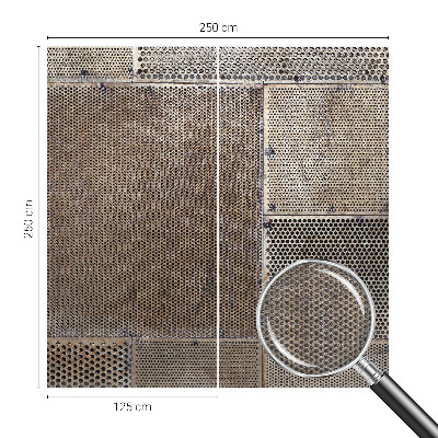 Plaunamas flizelininis fototapetas Metalinis stovas