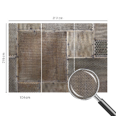 Plaunamas flizelininis fototapetas Metalinis stovas