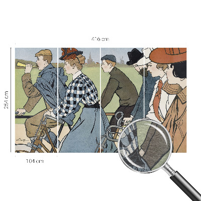 Fototapetas miegamajam Veteranas dviratininkas