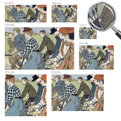 Fototapetas miegamajam Veteranas dviratininkas