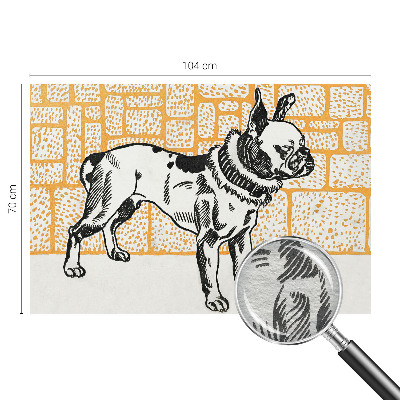 Modernus fototapetas Retro šuo