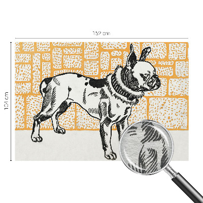 Modernus fototapetas Retro šuo