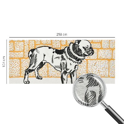 Modernus fototapetas Retro šuo