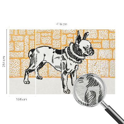 Modernus fototapetas Retro šuo