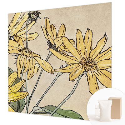 Sienų danga fototapetas Akvarelės žiedas