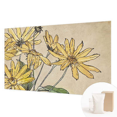 Sienų danga fototapetas Akvarelės žiedas